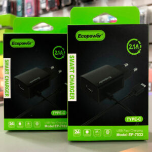 Cargador Ecopower Smart Charger Type-C