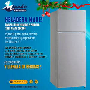 Heladera Mabe RMC215 frio-humedo Plata oscuro