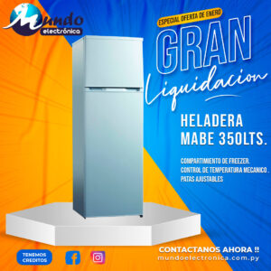 Heladera Mabe RMC275 Frio-Húmedo
