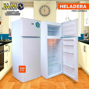 Heladera JAM 300 litros frío húmedo