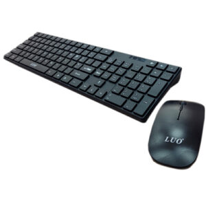 Teclado Mouse inalambrico LUO